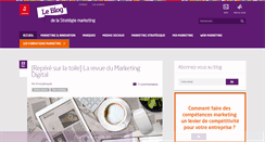 Desktop Screenshot of marketing-strategie.fr